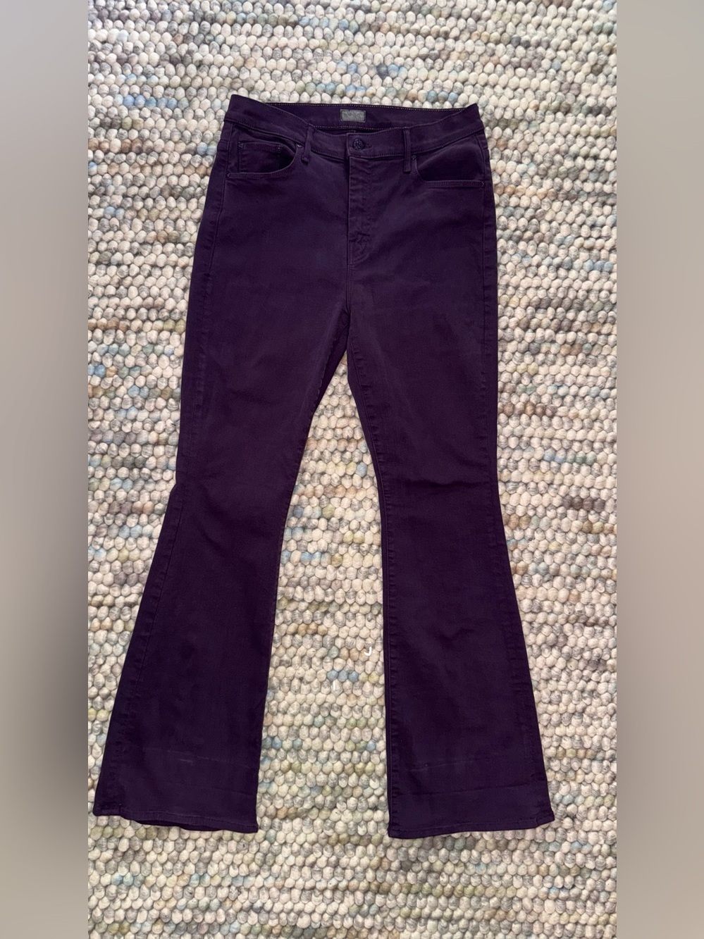 MOTHER The Weekender Jeans – BlackBerry Cordial Purple – Size 33